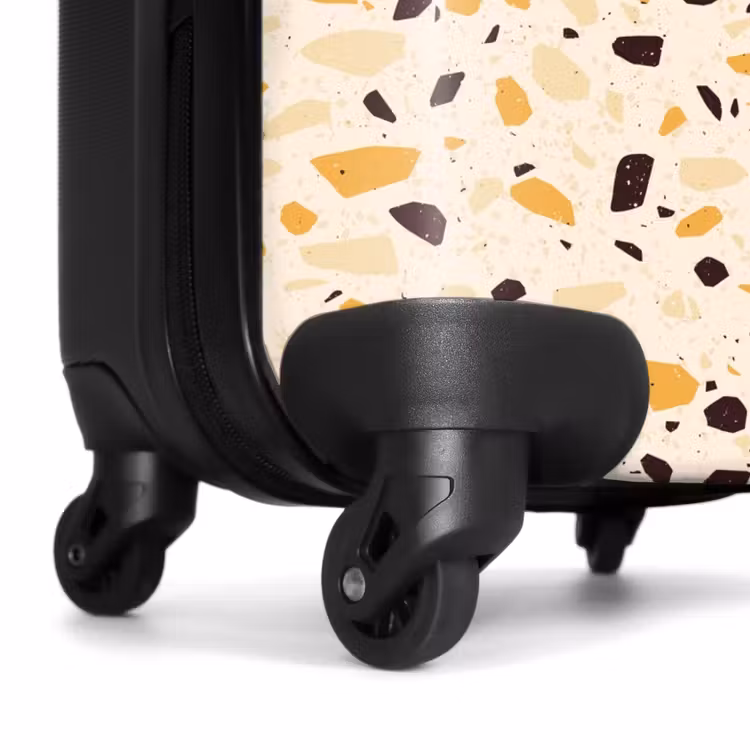 Koffer - Terrazzo patroon geel — 6