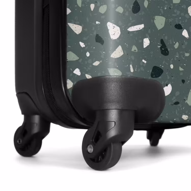 Koffer - Terrazzo patroon veelkleurig groen — 6