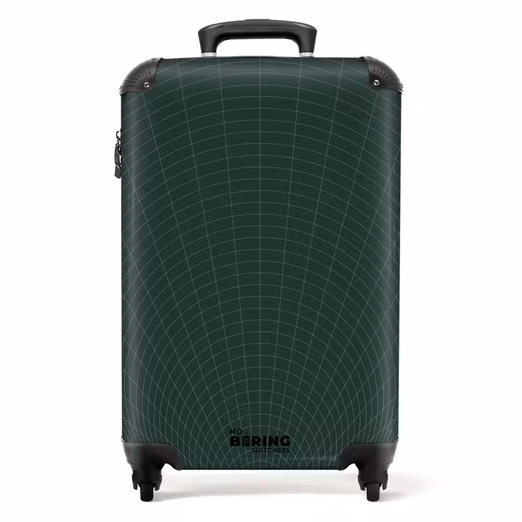 Koffer - Abstract - Groen gridpatroon — 1