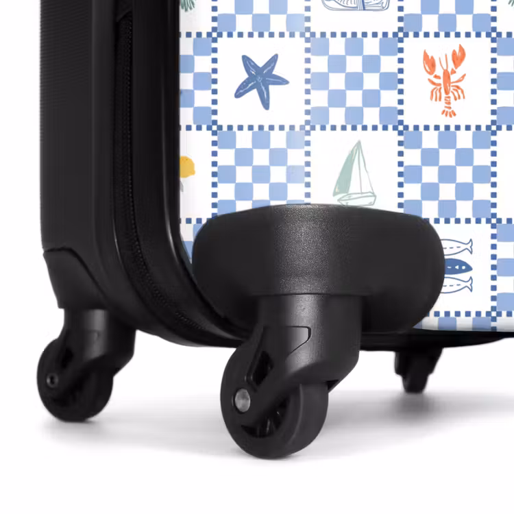 Koffer - Vierkant zomer print blauw — 6