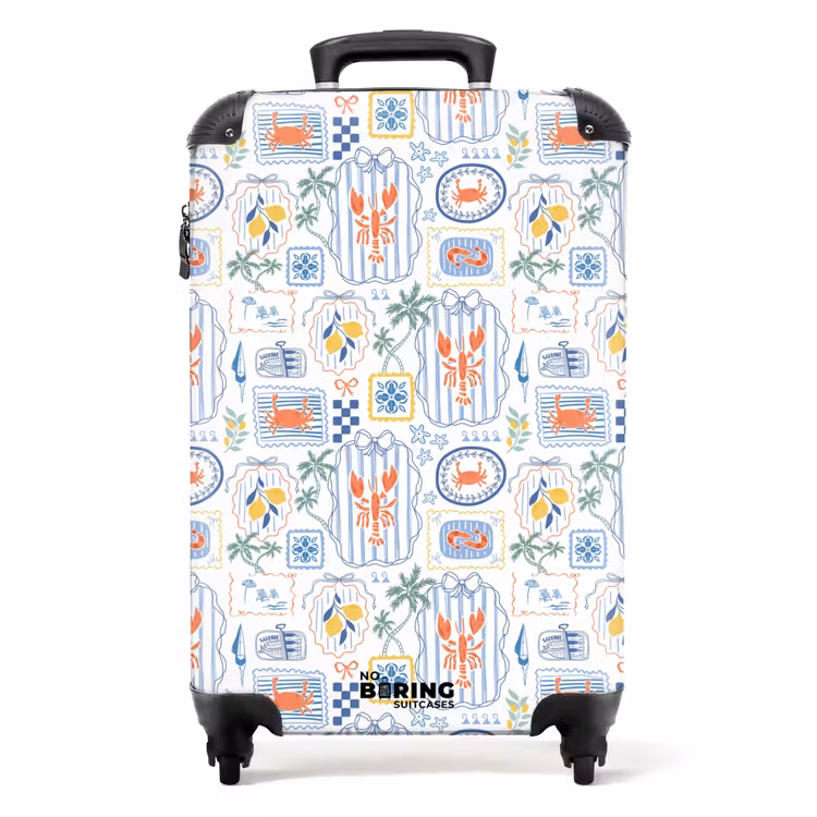 Koffer - Zomers illustraties kleurrijk — 1