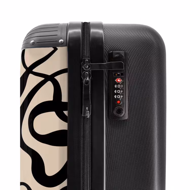 Koffer - Abstract - Minimalistisch zwart — 5
