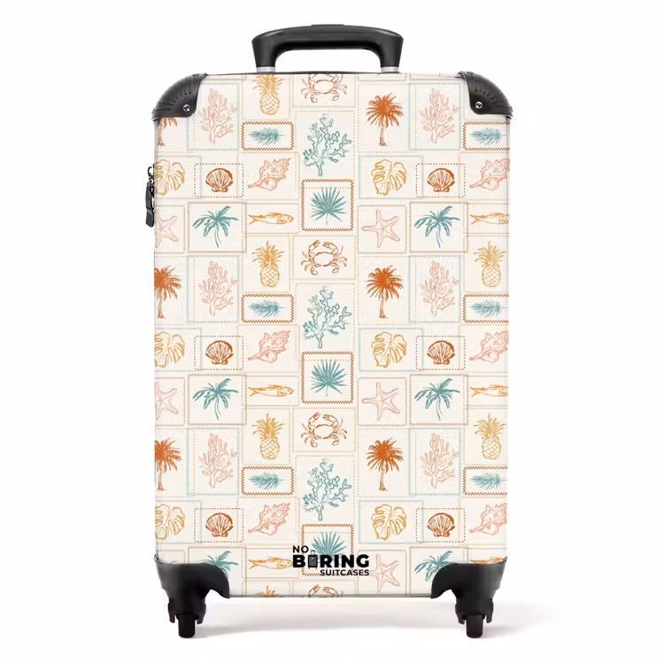 Koffer - Kleurrijk zomer patroon — 1