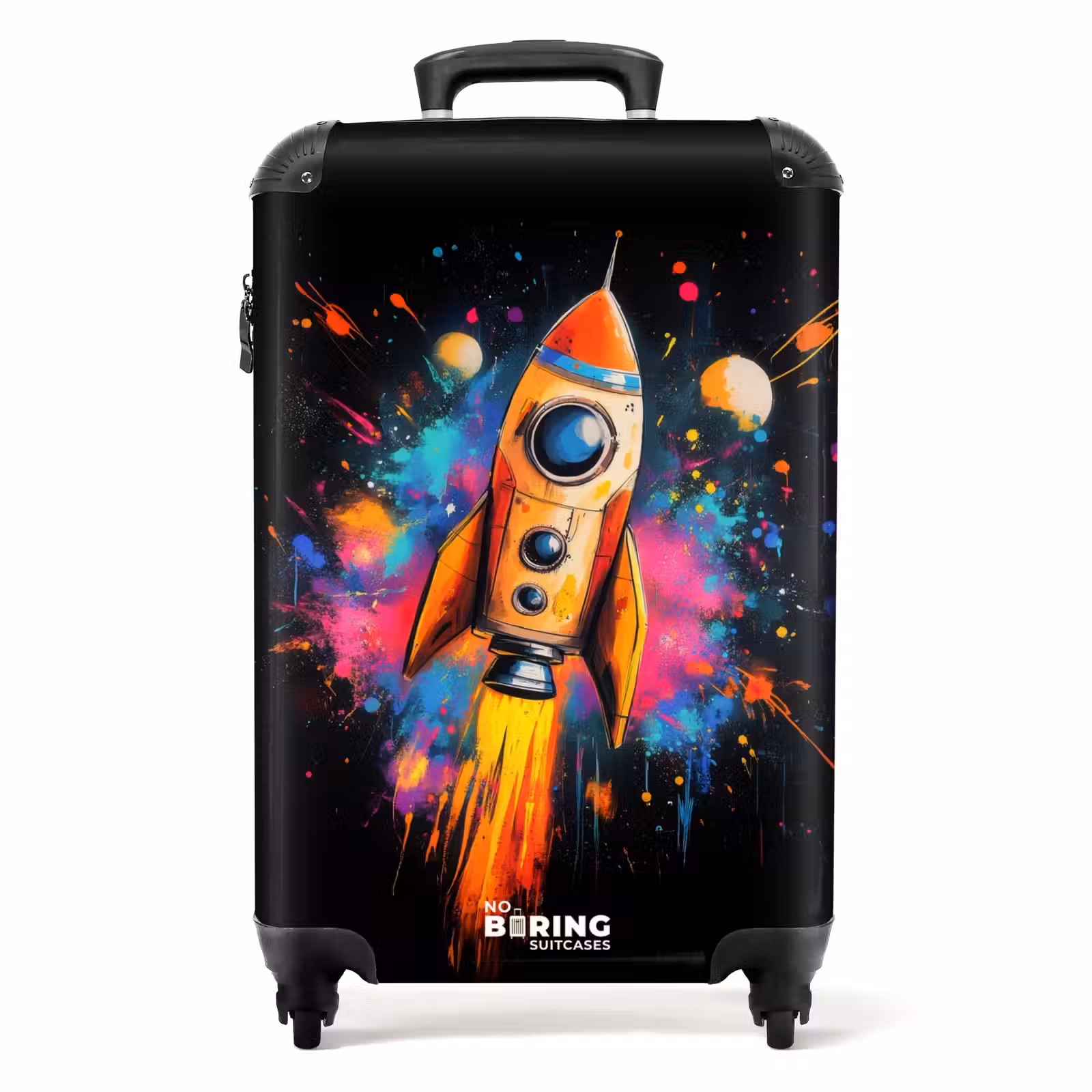 Koffer - Raket in de ruimte met graffiti — 1