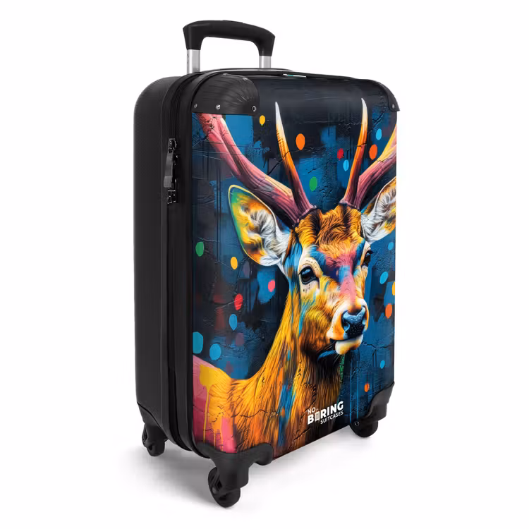 Koffer - Hert met gewei in graffiti stijl — 4
