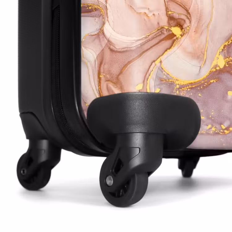 Koffer - Marmer - Gouden Stromen in Pastel — 6