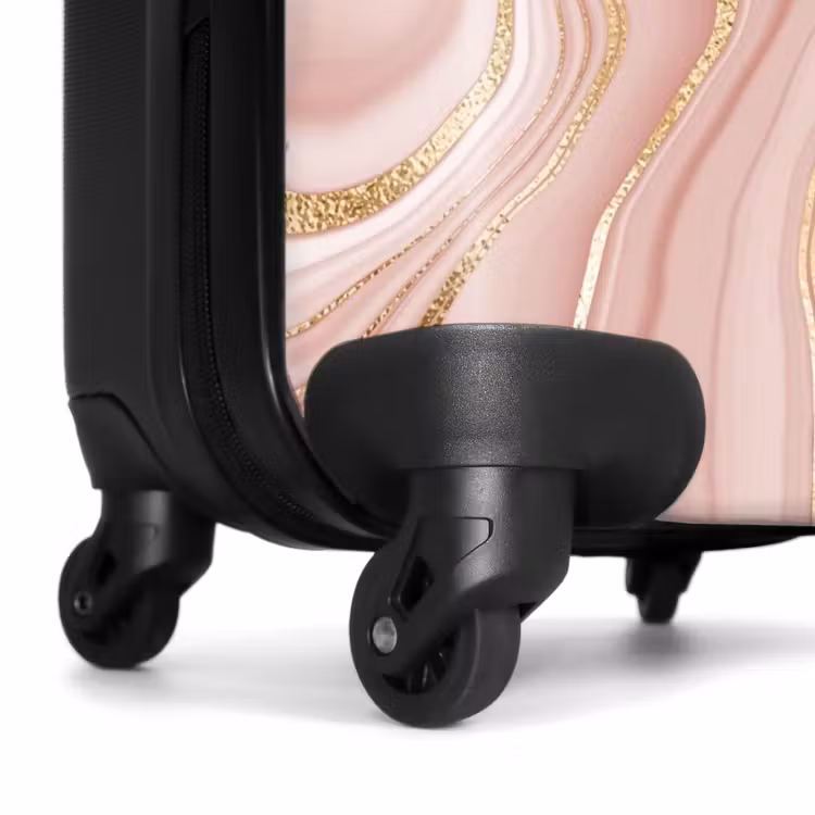 Koffer - Marmer - Roze Marmer met Gouden Accenten — 6