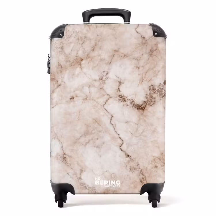 Koffer - Marmer - Rustiek Beige Marmer — 1