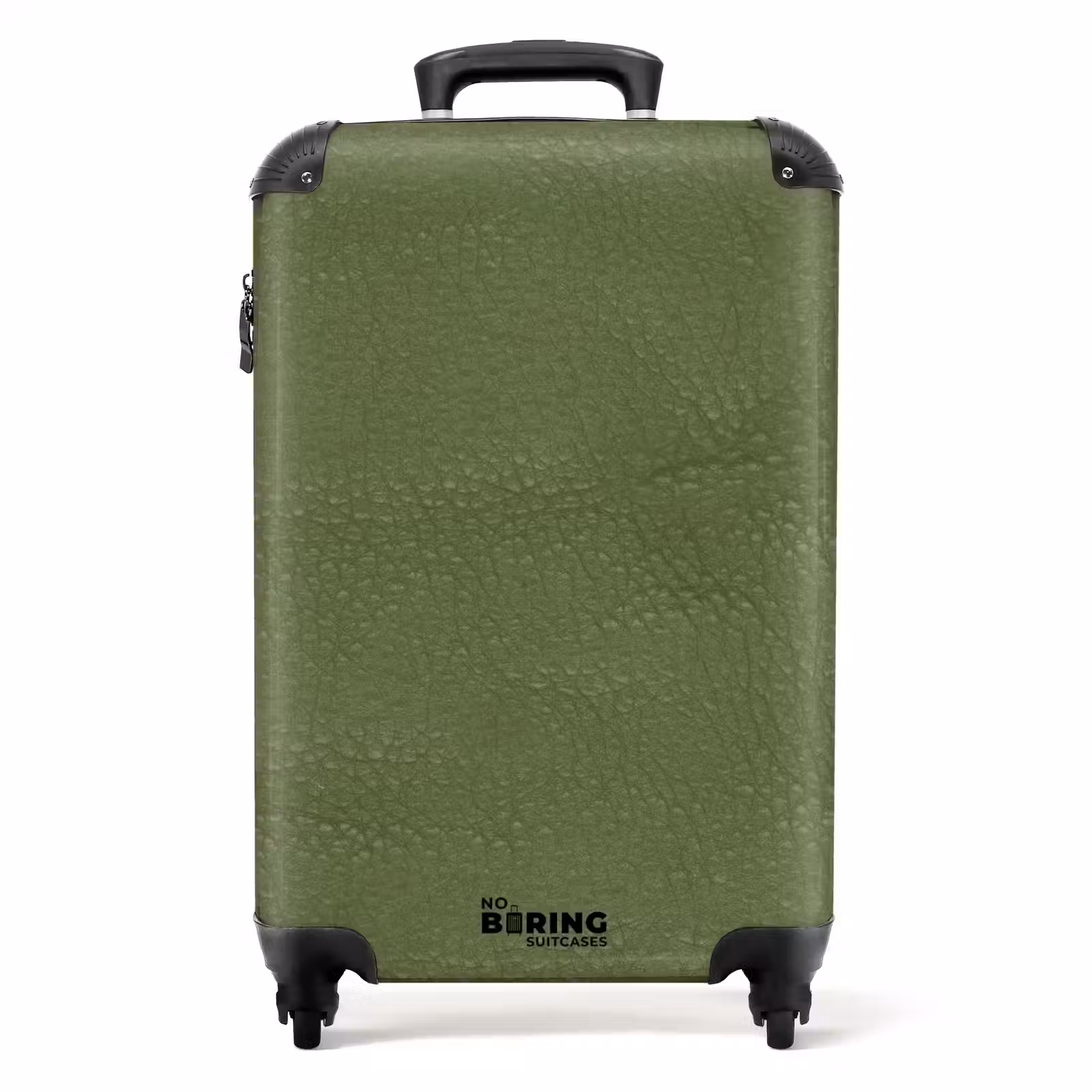 Koffer - Lederen look apple groen — 1