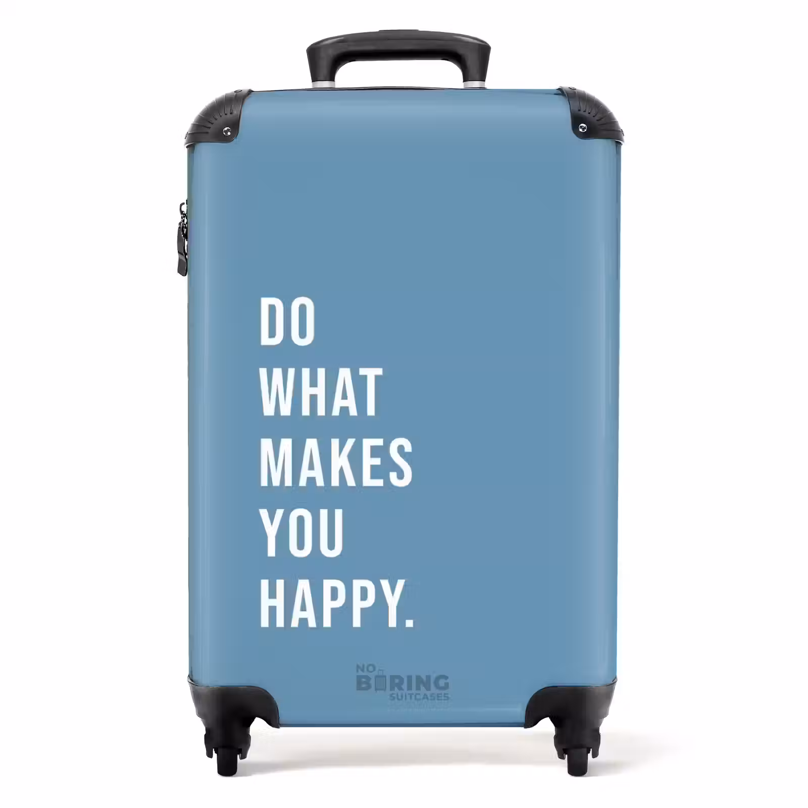 Koffer - Quotes - Do what makes you happy luchtblauw — 1