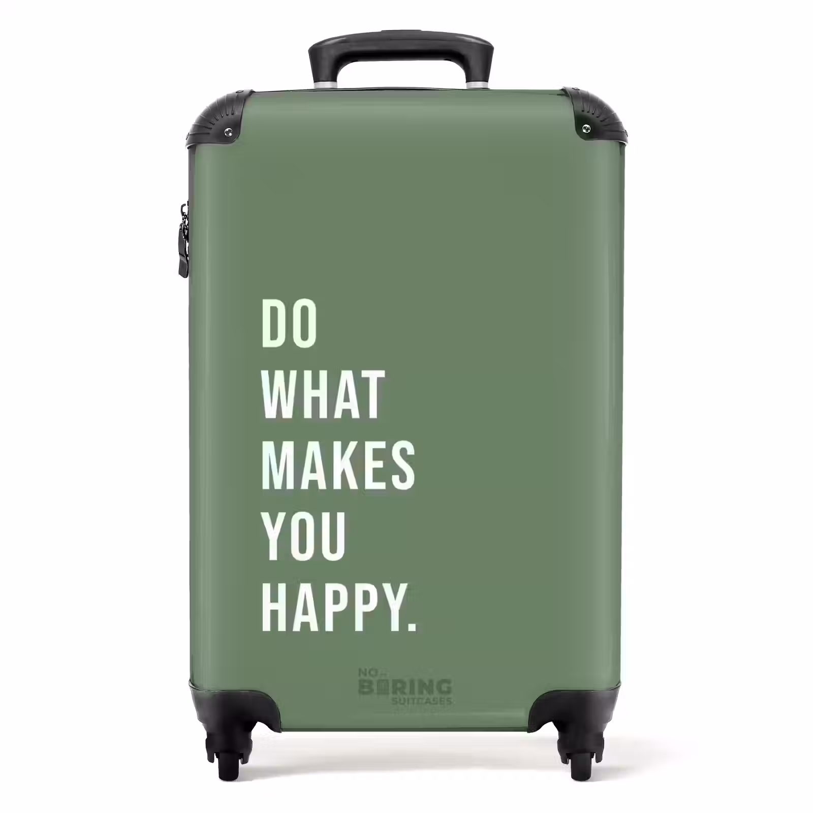 Koffer - Quotes - Do what makes you happy mosgroen — 1