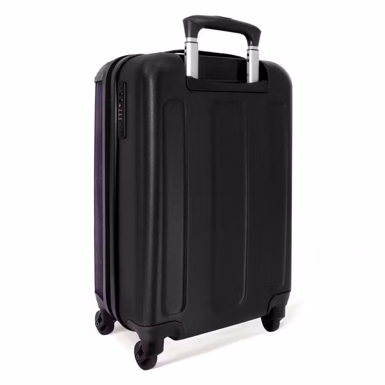 Koffer - Lederen look aubergine paars — 2