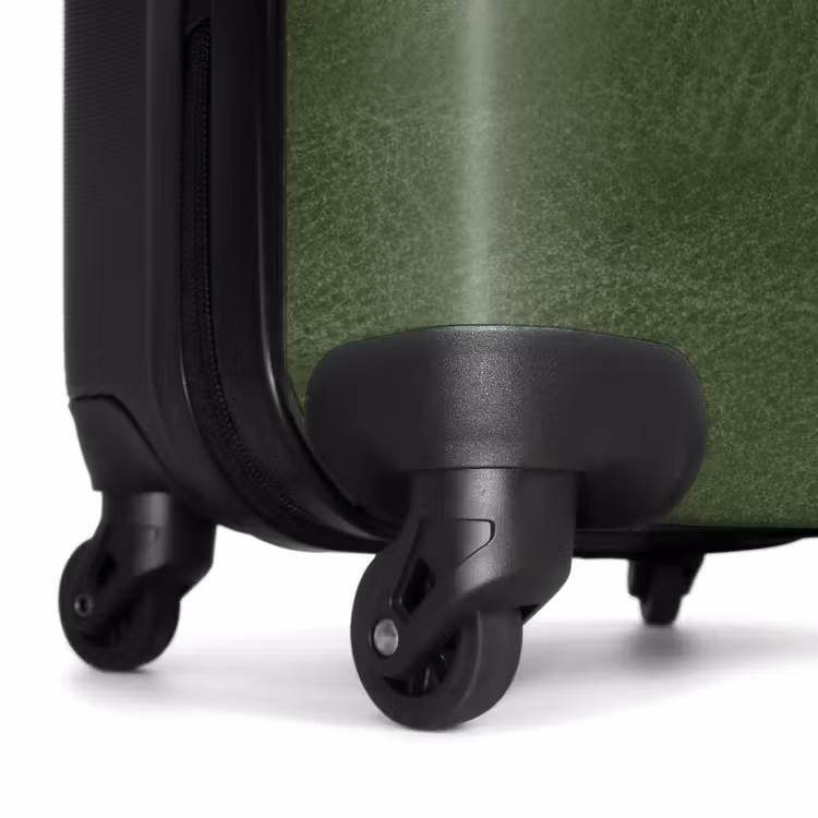 Koffer - Lederen look bos groen — 6