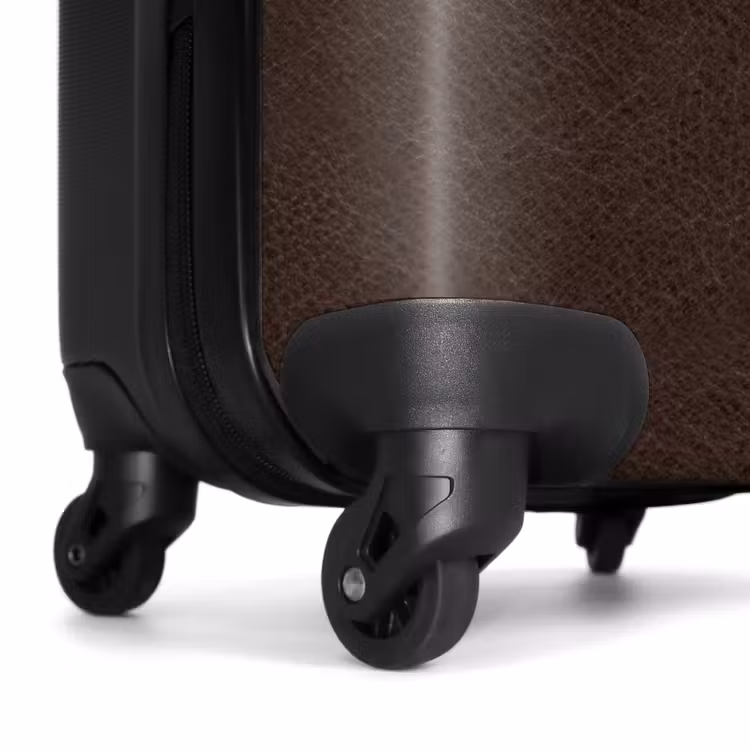 Koffer - Lederen look chocolade bruin — 6