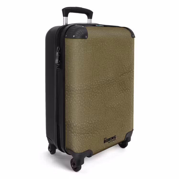 Koffer - Lederen look forest groen — 4