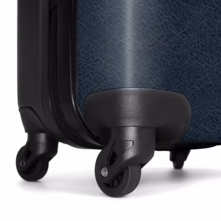 Koffer - Lederen look navy blauw — 6