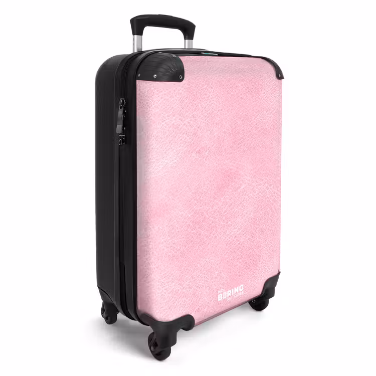 Koffer - Lederen look licht roze — 4