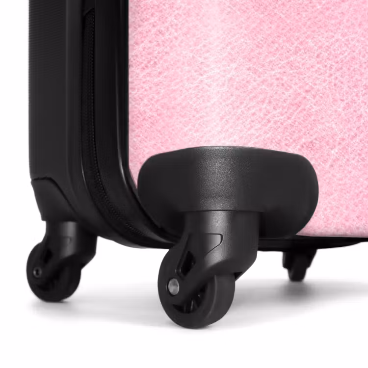 Koffer - Lederen look licht roze — 6