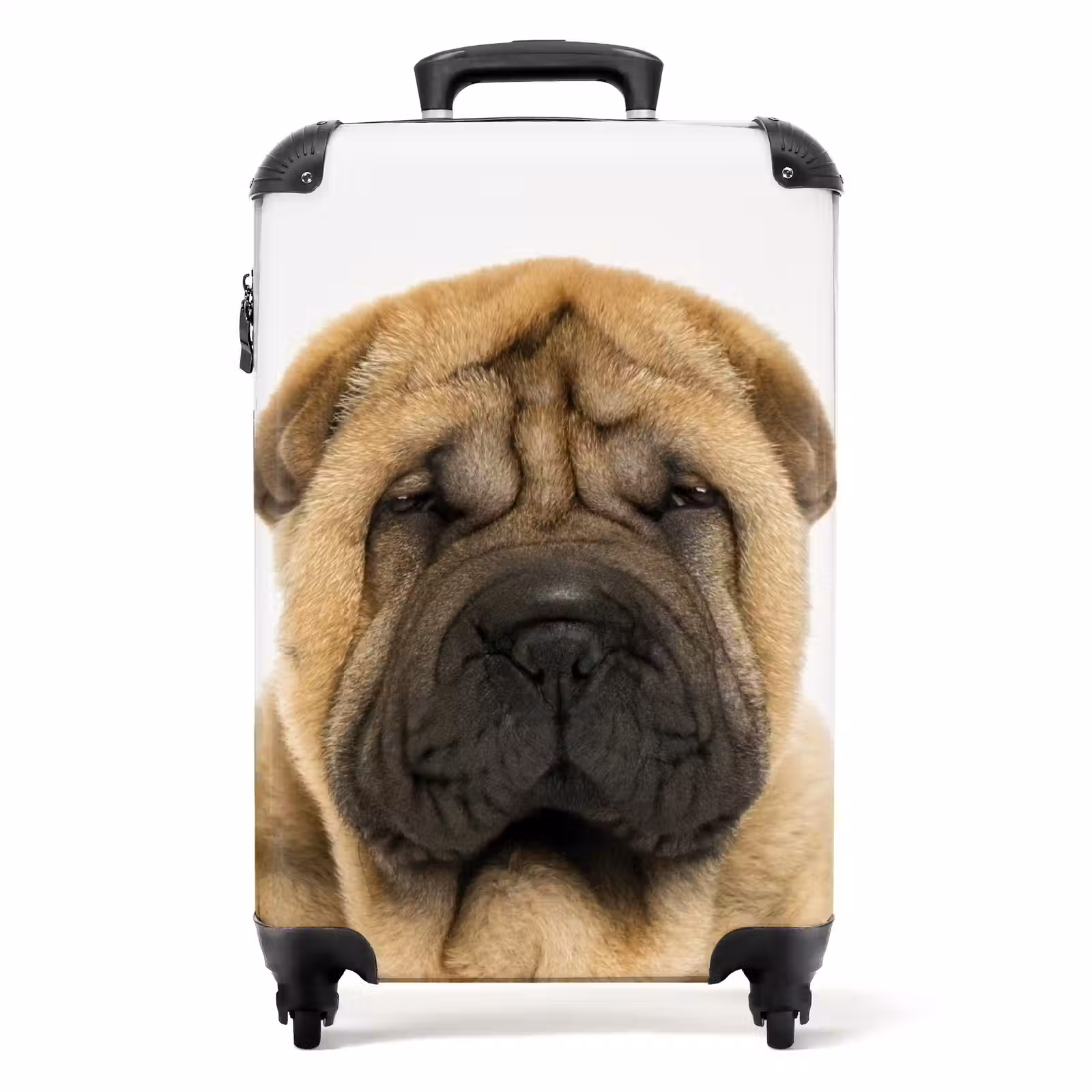 Koffer met naam - Hondje met Boos Hoofd — 1