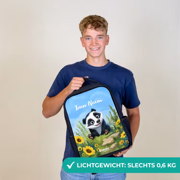 Kinderrugzak - Zwart - Willem wasbeer — 2