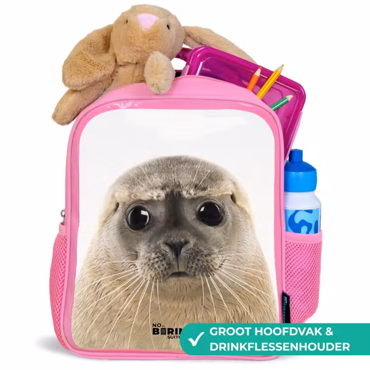 Kinderrugzak - Roze - Zyon Zeehond — 2
