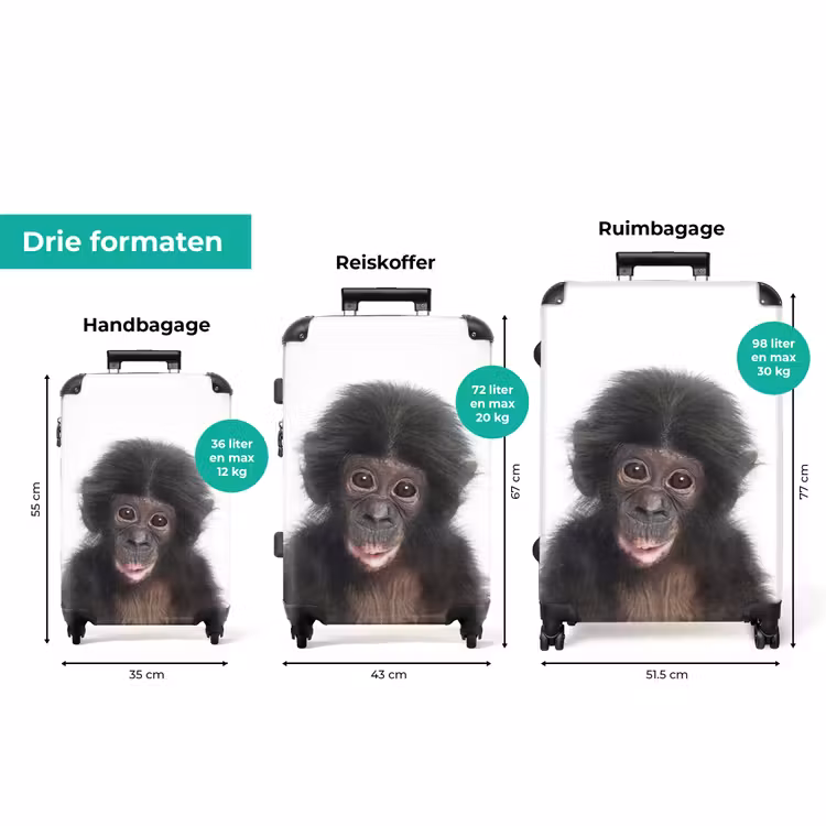 Koffer met naam - Charlie Chimp — 8