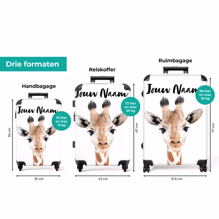 Koffer met naam - Gerrie Giraffe — 8