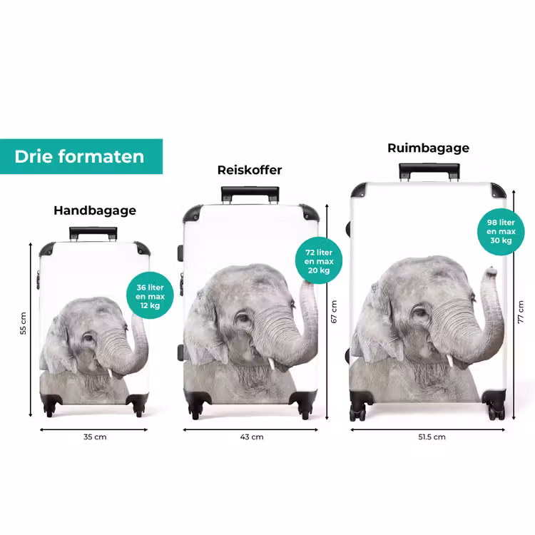 Koffer met naam - Oscar Olifant — 8