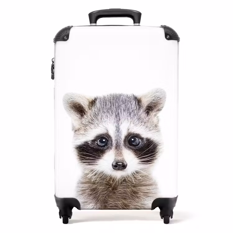Koffer met naam - Rachid Racoon — 1