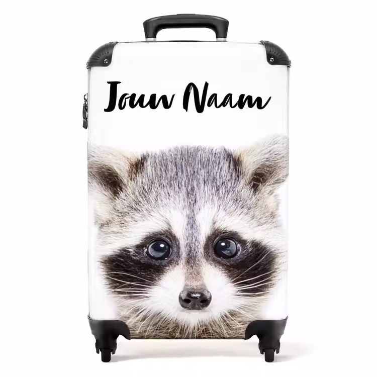 Koffer met naam - Rachid Racoon — 1