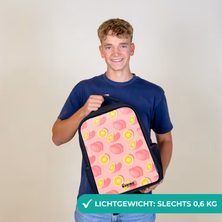 Kinderrugzak - Zwart - Pink limoncello — 2