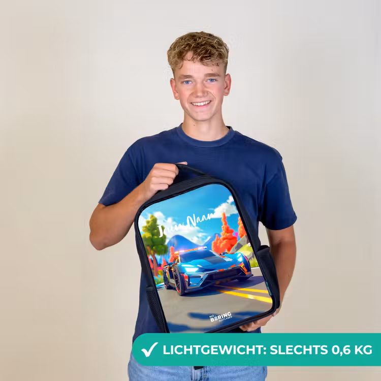 Kinderrugzak - Zwart - Sirene speedcar — 2