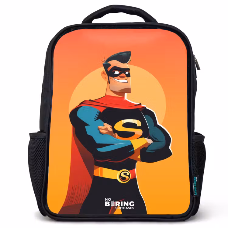 Kinderrugzak - Zwart - Sunny superhero — 1