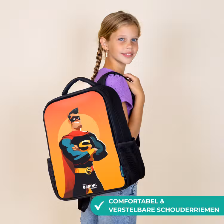 Kinderrugzak - Zwart - Sunny superhero — 3