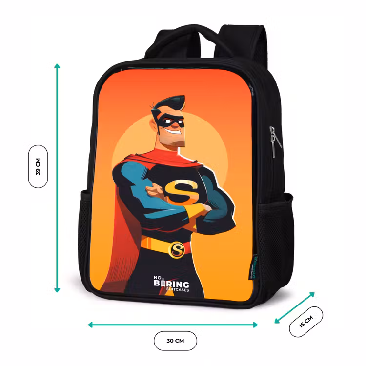 Kinderrugzak - Zwart - Sunny superhero — 5