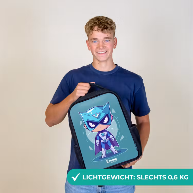 Kinderrugzak - Zwart - Turquoise tornado — 2