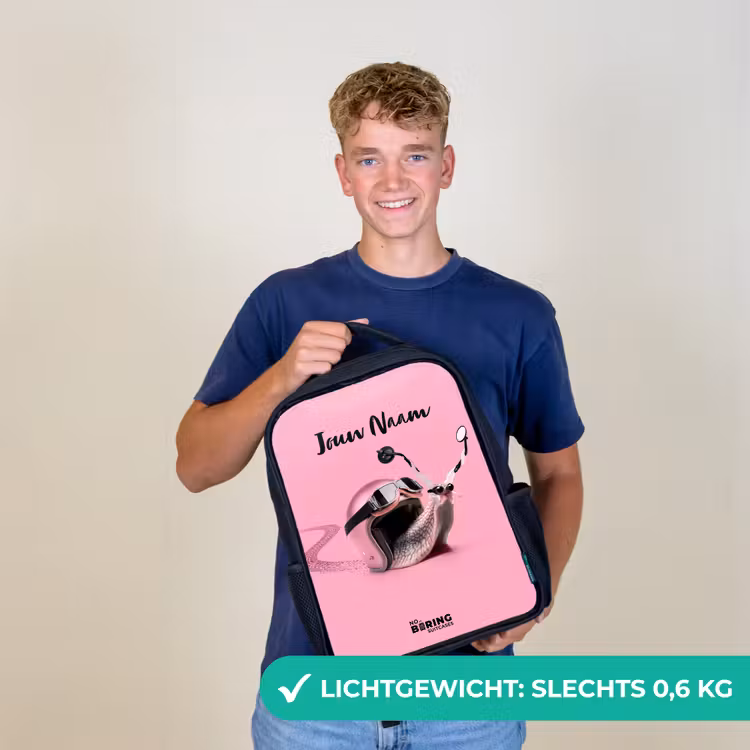 Kinderrugzak - Zwart - Escar-Go - Roze — 2