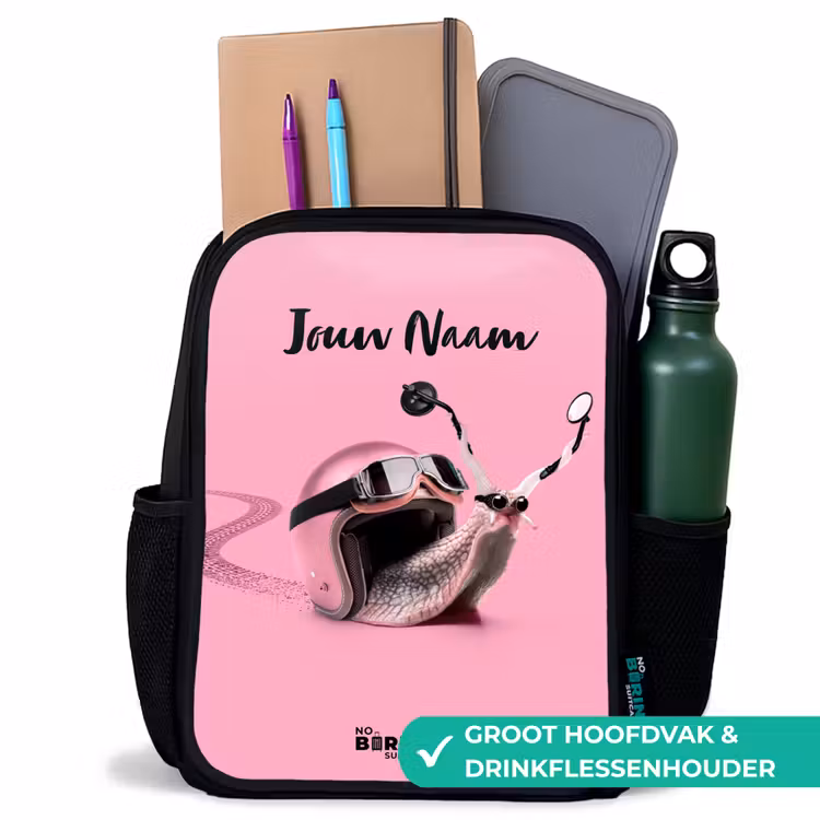 Kinderrugzak - Zwart - Escar-Go - Roze — 4