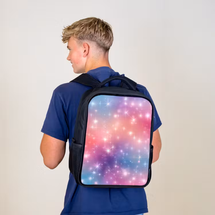 Kinderrugzak - Zwart - Sterren - Abstract - Kleuren β 6