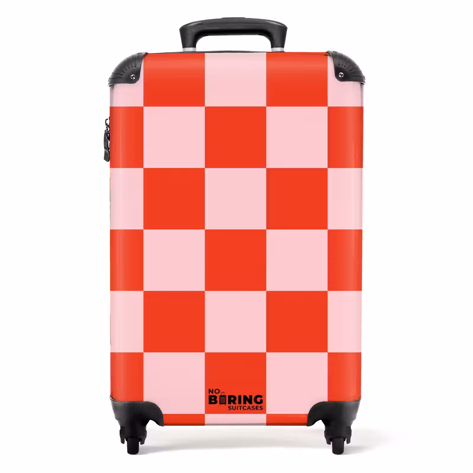 Koffer - Squares - Rood/Roze — 1