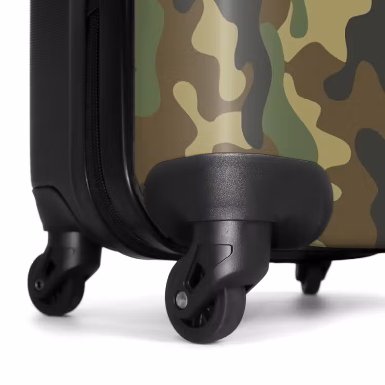Koffer - Groene camouflage met zandkleur — 6
