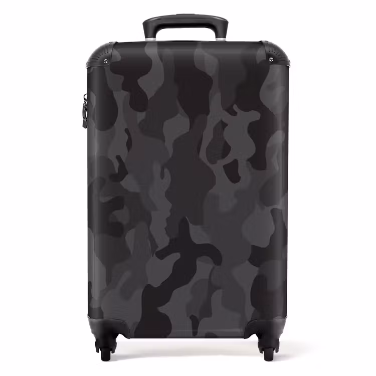 Koffer - Groene camouflage print — 1