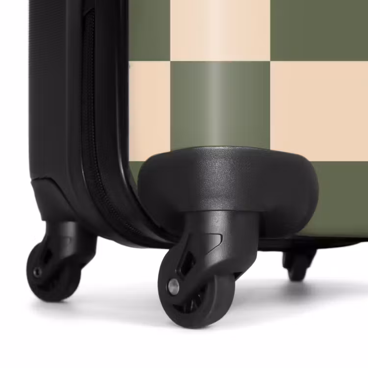 Koffer - Squares - Groen/Beige — 6