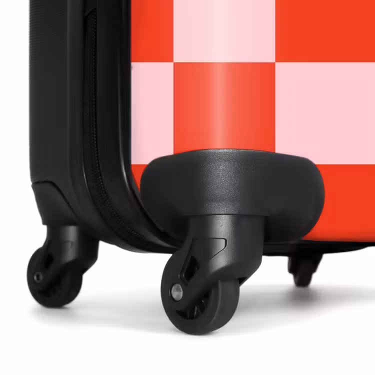 Koffer - Squares - Rood/Roze — 6