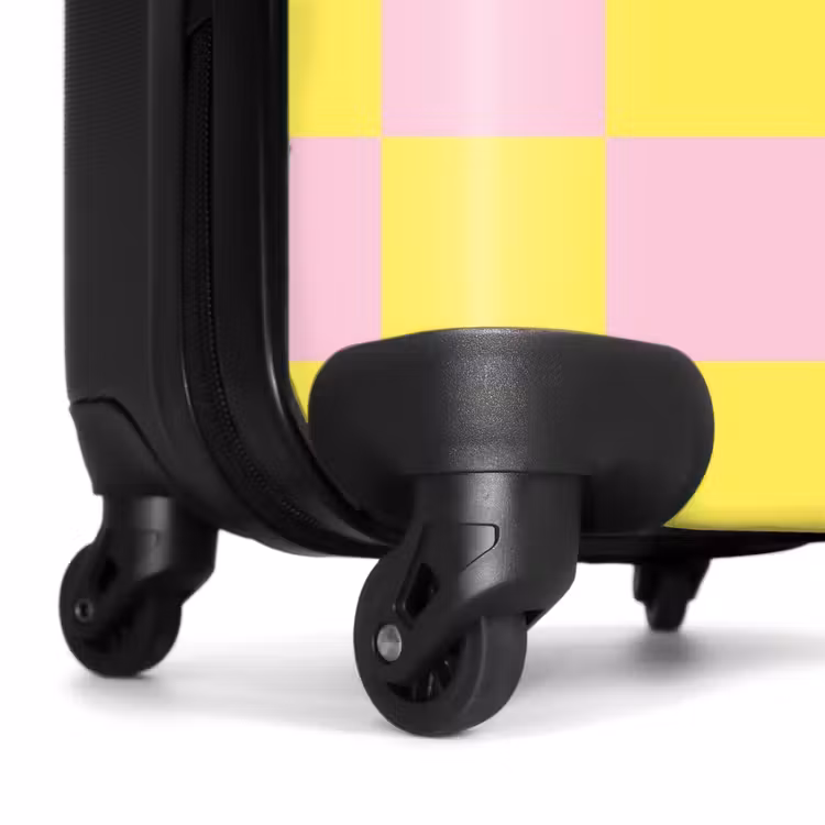 Koffer - Squares - Roze/Geel — 6