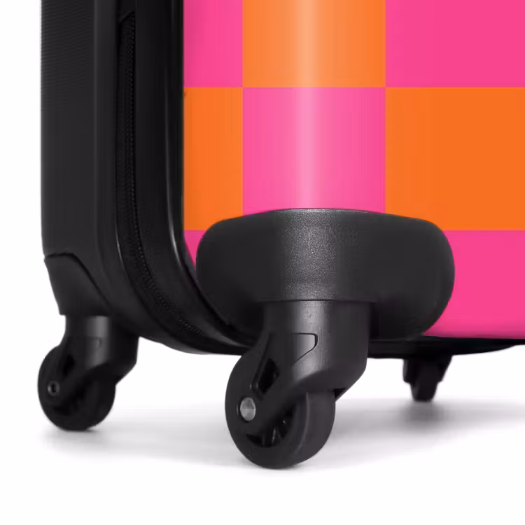 Koffer - Squares - Roze/Oranje — 6