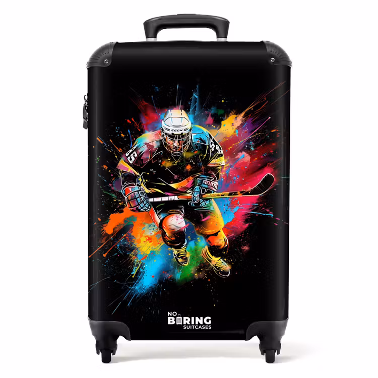 Koffer - IJshockey met graffiti — 1
