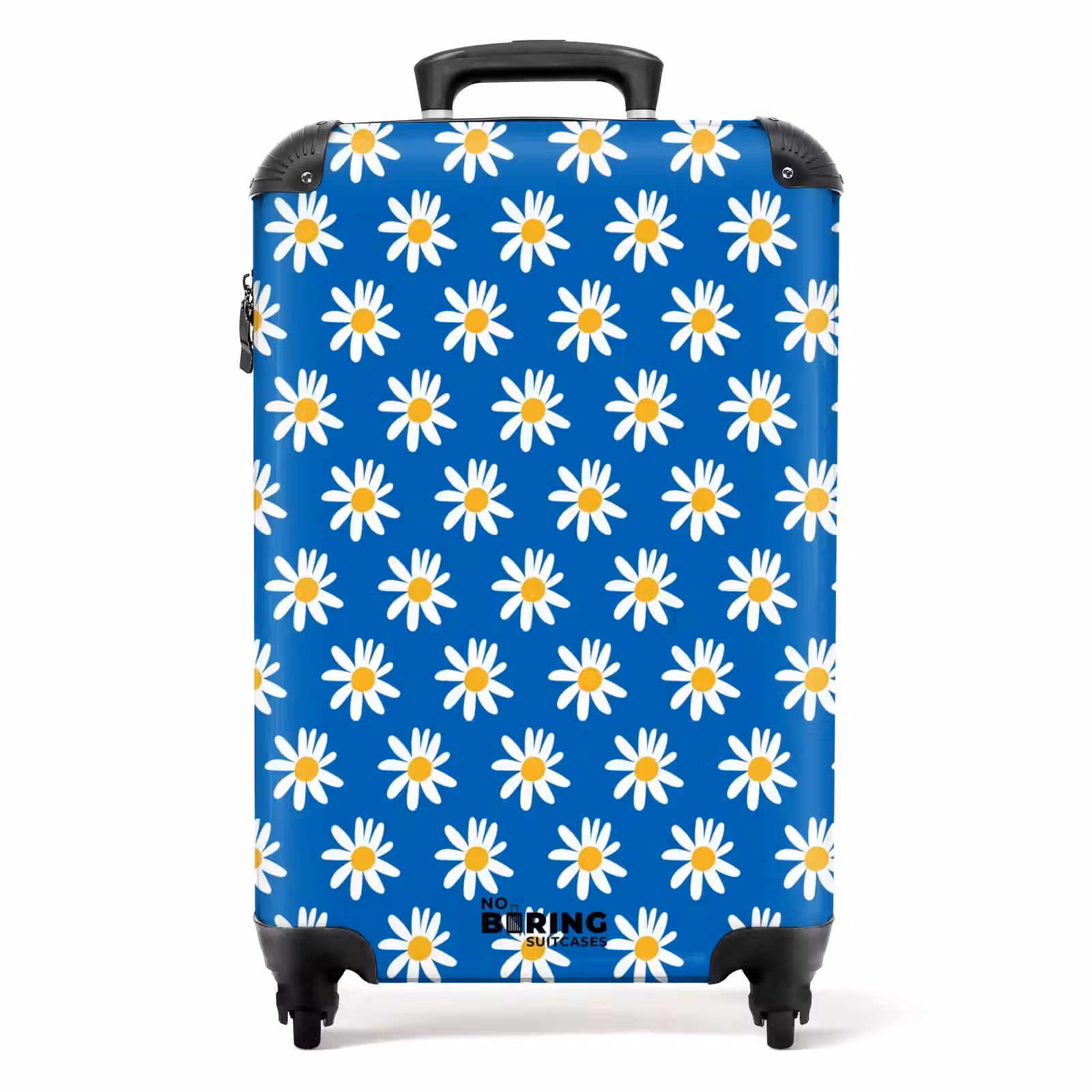 Koffer - Vintage bloemenpatroon - Blauw — 1