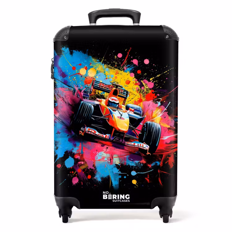 Koffer - Formule 1 auto met graffiti — 1