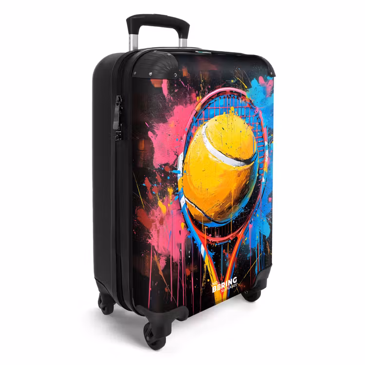 Koffer - Graffiti tennis racket met bal — 4